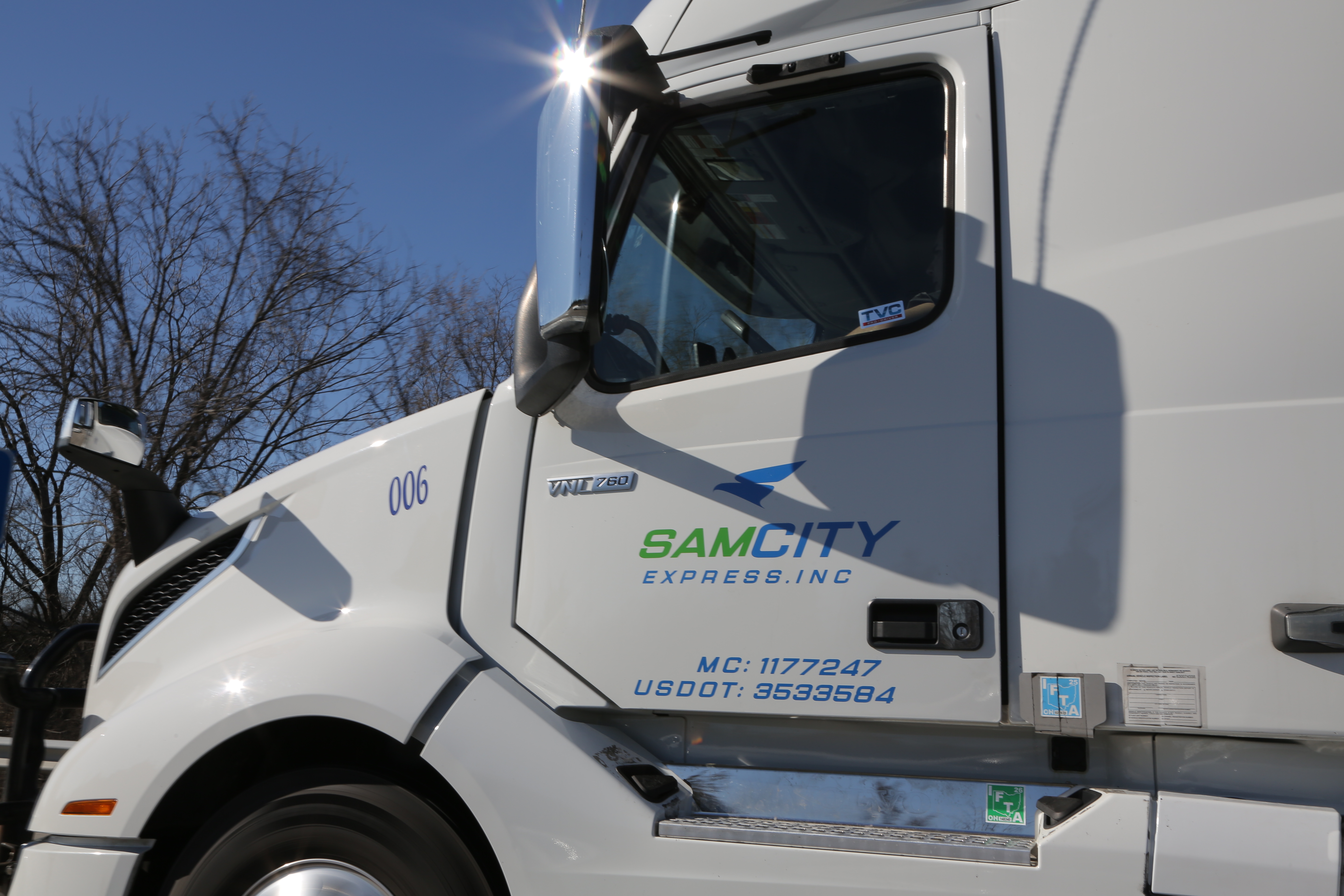 Sam City Express Inc equipment